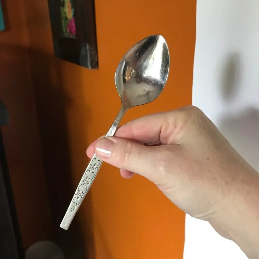 Oneida SPANADA Stainless WM A Rogers Premier Flatware - Oval/Place Spoon